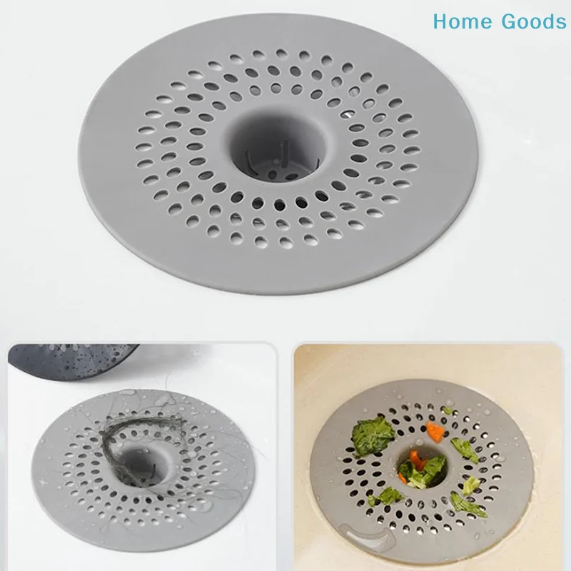 

preferredSilicone Drain Strainer Hair Catcher With Drain Holes Perfect For Bathroom Or Kitchen Use Shower Drain Hair Catcher