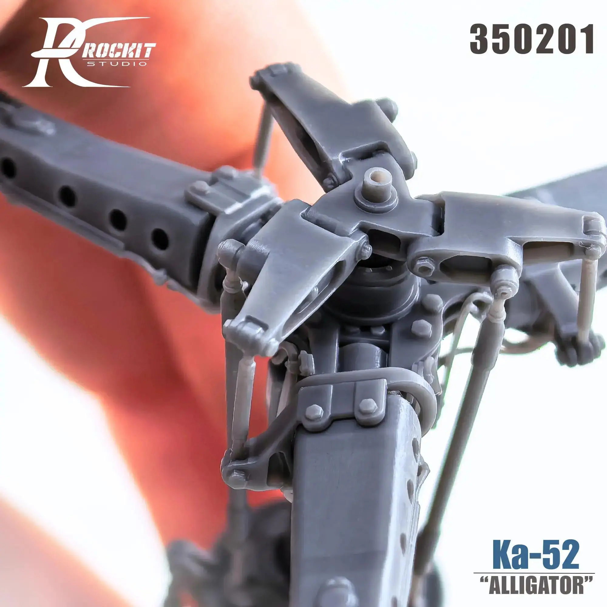 Ka-52 Metal Core Rotor hub 3D Printed Prats ROCKIT 350201 1/35 （For For Trumpeter 05119）