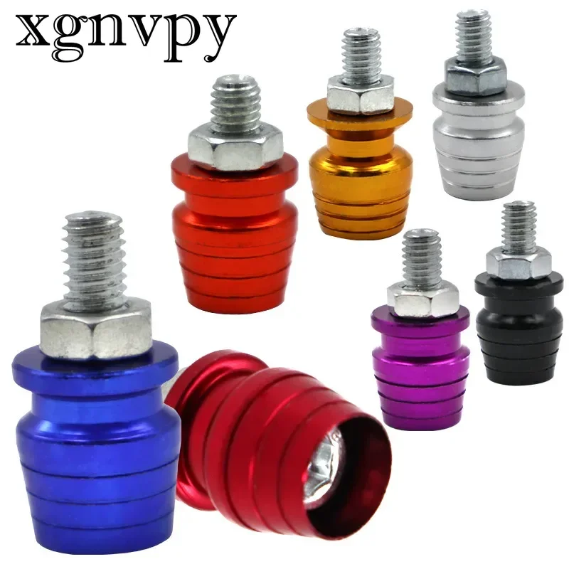 xgnvpy Motorcycle modified license plate frame screws M6 stainless steel shot glass aluminum alloy decorative screws