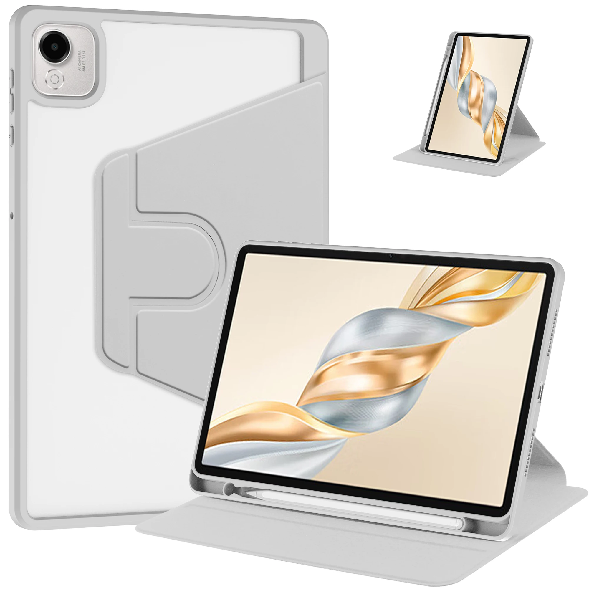 Case For Huawei Honor Pad X8b X8a 10 9 8 X9a X9 X8 GT Pro MagicPad2 12.3 V9 MatePad SE 11 Air 12 X Pro 12.2 Rotating Stand Cover