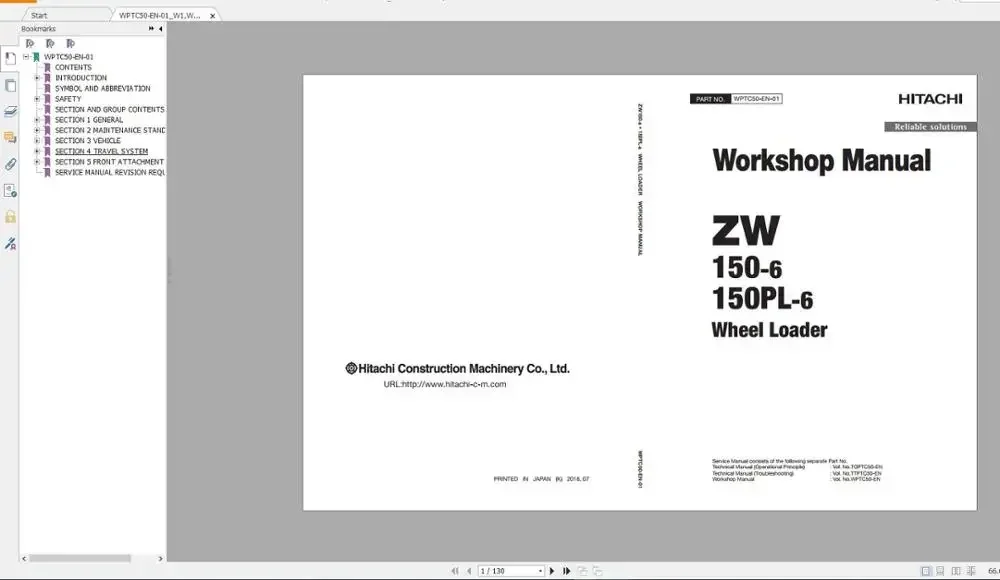 AutoEPC Hitachi Construction Equipment 2020 Full DVD 20.6GB Workshop ,Technical Manual and Wiring Diagram