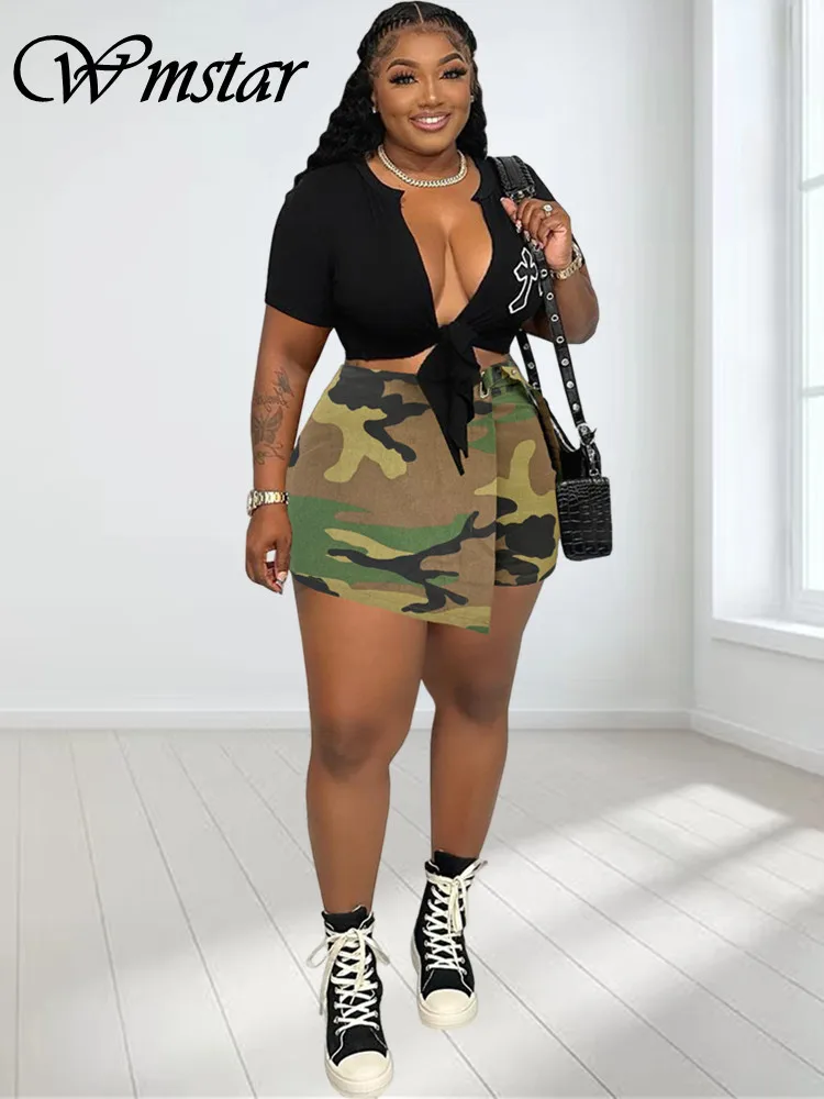 

Wmstar Women Clothing Shorts Skirts Cargo Camouflage Casual Sexy Fashion Streetwear New Mini Pants Wholesale Dropshipping 2023