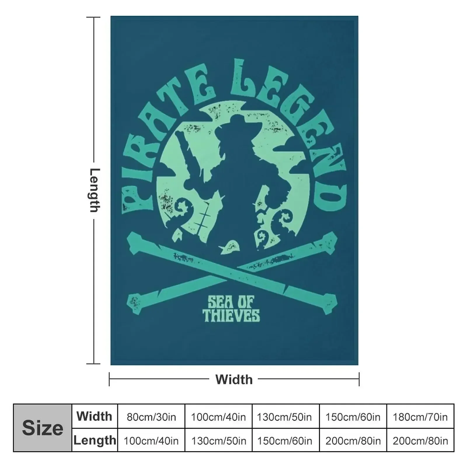 Pirate legend logo Throw Blanket Travel Single heavy to sleep Moving Hairys sofa bed Blankets
