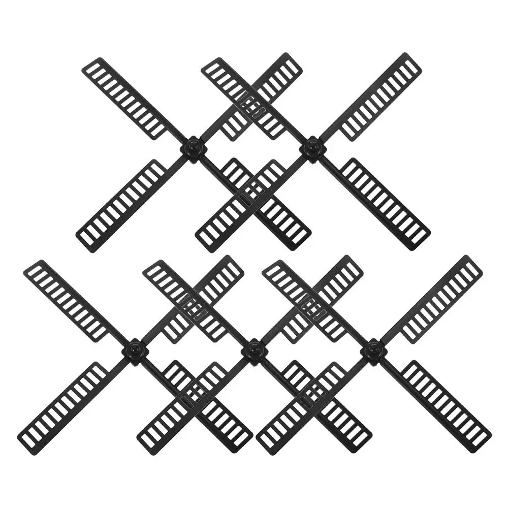 5Sets Garden Windmill Replacement Parts Plastic Waterproof Rotating Blades Dutch Windmill Decor Accessories for Yard Decoration