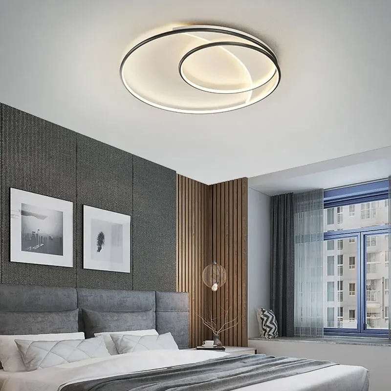 

Living room LED ceiling light ultra-thin living room closet ceiling light modern circular acrylic light home lighting fixtures