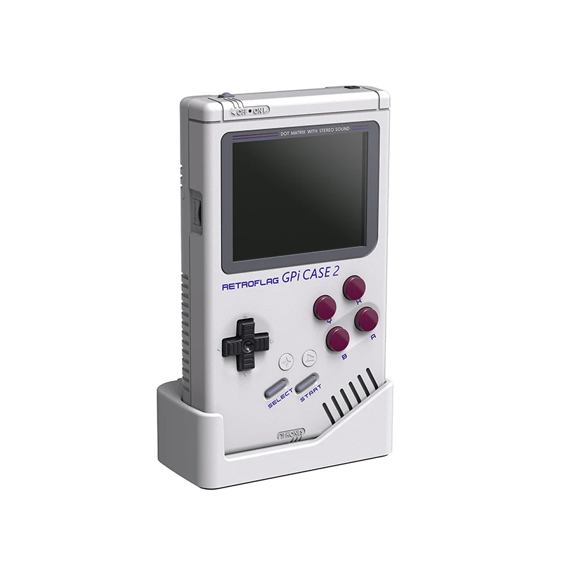 Retroflag-GPi Case 2 Deluxe Edition com Dock, Bolsa de Transporte, 3.0 "LCD, 4000mAh Bateria Recarregável, Raspberry Pi CM4 Lite, eMMC