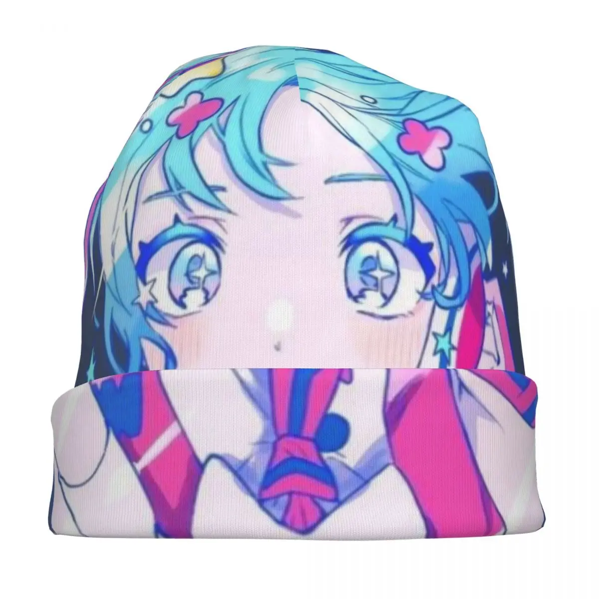 Männer Frauen Hatsune Miku Chemo Beanies Skullies Zubehör Herbst Winter Kopfbedeckung Motorhaube Strickmütze Beste Geschenkidee