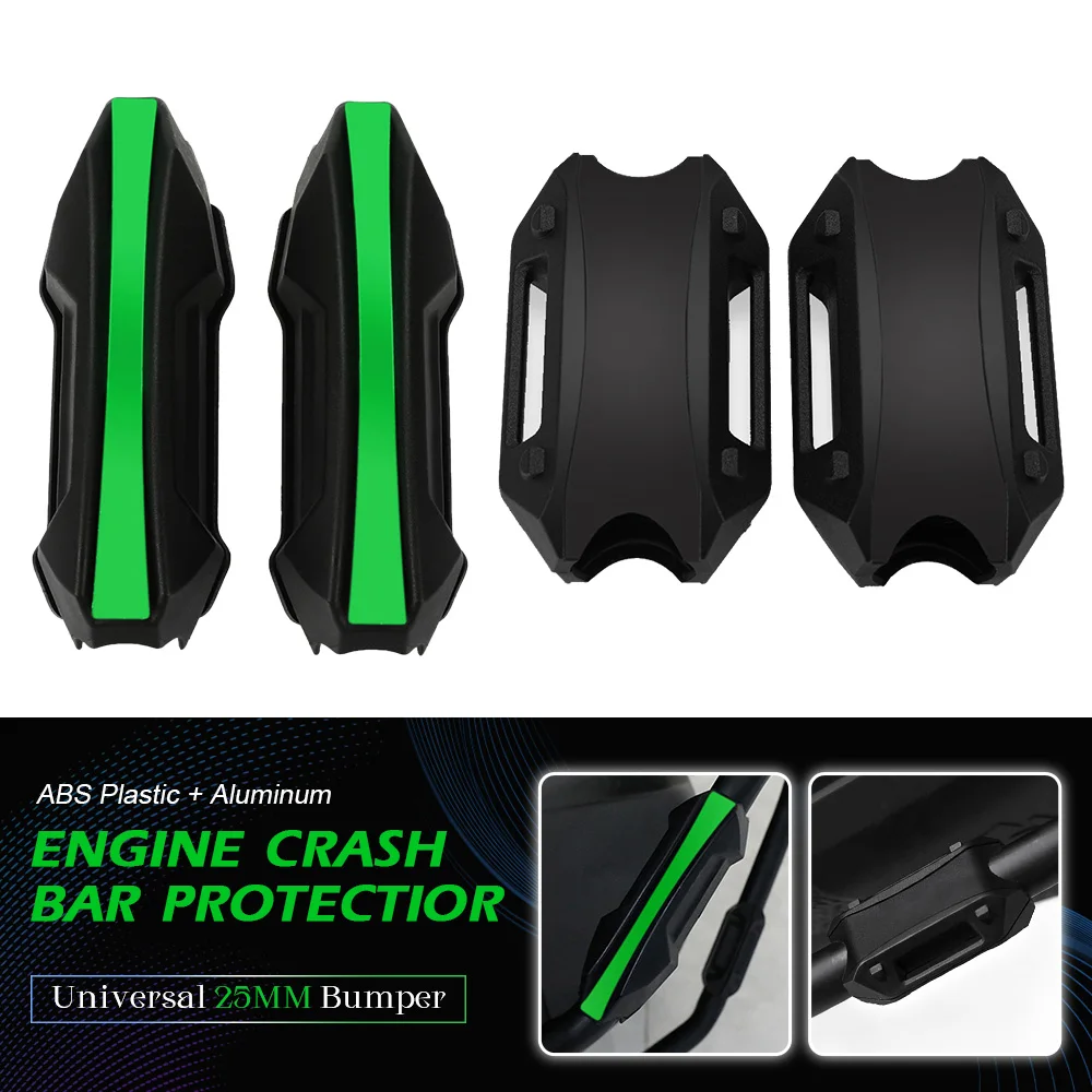 

FOR KAWASAKI Z250 NINJA 250 2015-2024 2023 2022 2021 Motorcycle Accessories Engine Guard Block Crash Bar Bumper Protection Cover