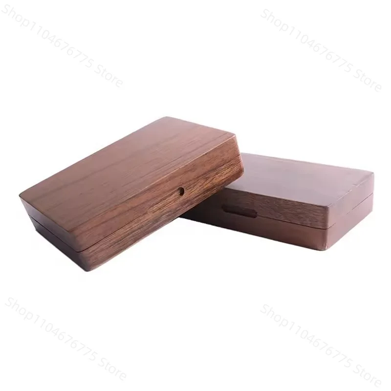 2026New Vintage Handmade Walnut Cigar Box with Magnetic Closure - Holds Cigarettes & Pre-Rolls, Includes Lighter Storage