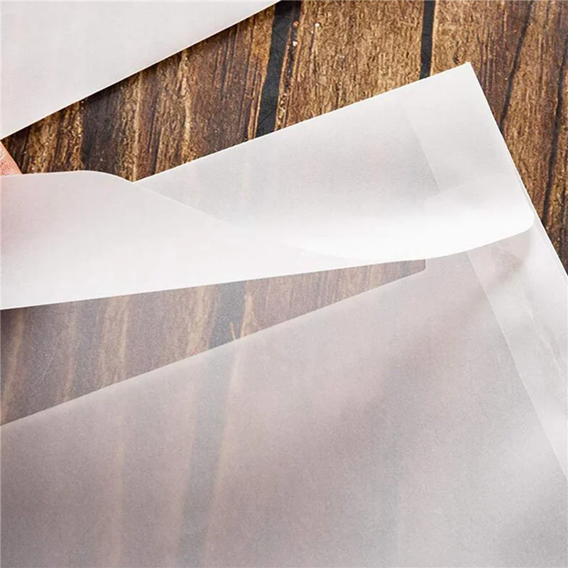 300PCS Blank Envelope Translucent Paper Envelopes Set Letter Vintage Wedding Invitation Envelopes For Cards