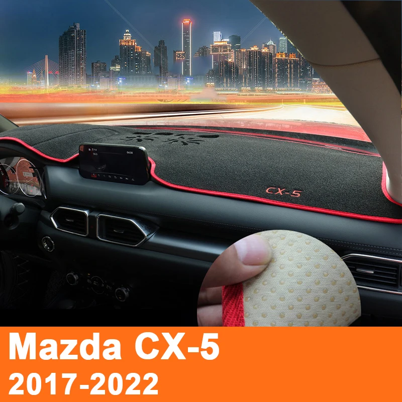 Car dashboard Avoid light pad Instrument platform desk cover Mats Carpets LHD For Mazda CX-5 CX5 2012-2018 2019 2020 2021 2022