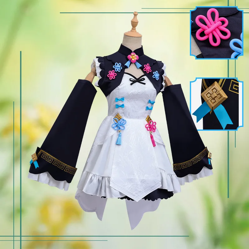 

Костюм для косплея Hatsune Miku в китайском стиле с элементами маленькой панды, национальный наряд, аниме-костюм для косплея