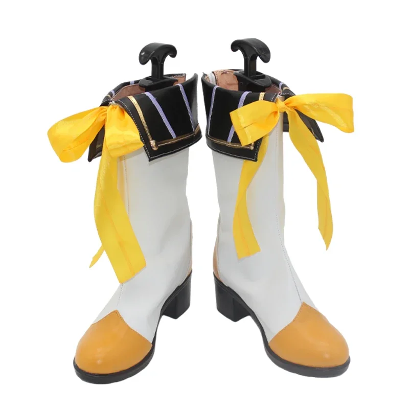 Chaussures de Cosplay Rin du 15e anniversaire, bottes de carnaval d'halloween, chaussures en cuir PU, accessoires de Cosplay sur mesure