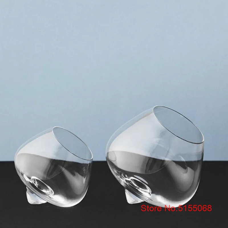 Creative Spin Gyro Wedding Wine Glass Rotate Liqueur Glasses Cognac Brandy Snifters Bar Swing Whisky Tumblers Rock Whiskey Cups