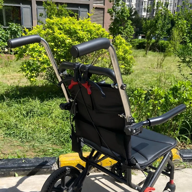 A Pair Wheelchair Cart Handle Height Increase Accessories Universal Wheelchair Armrest Cart Extension Handle Accessories