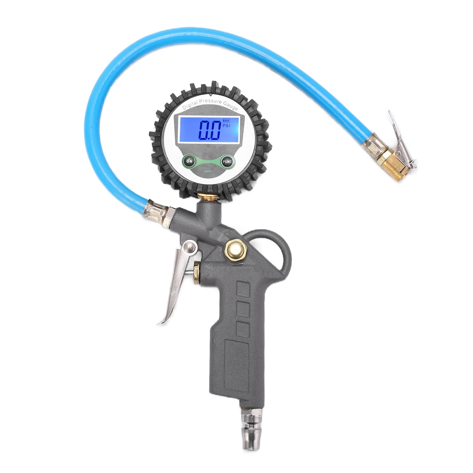 

Digital Tire Inflator Pressure Gauge Backlight 0‑230PSI Zinc Alloy Meter Air Compressor Tool