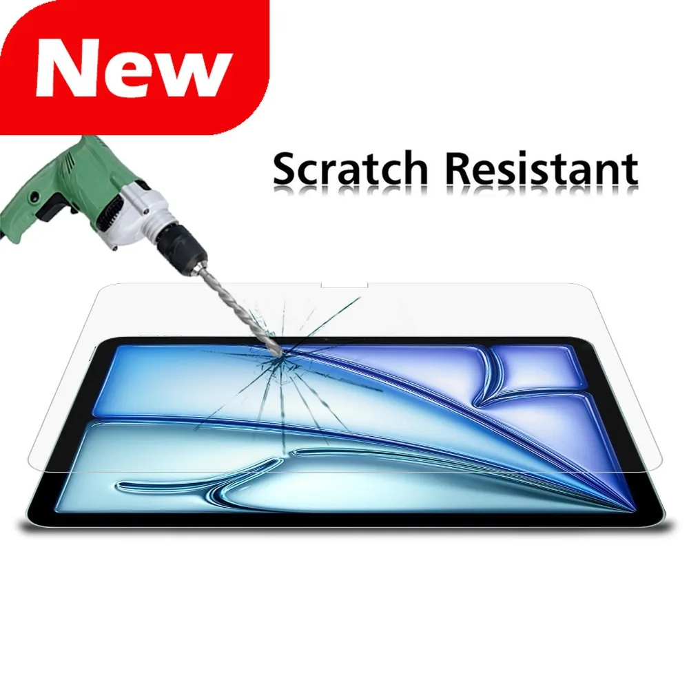 New for Apple IPad AIR 2024 for IPAD PRO 2024 Tempered Glass Film HD Scratch-resistant Explosion-proof Screen Protection Film