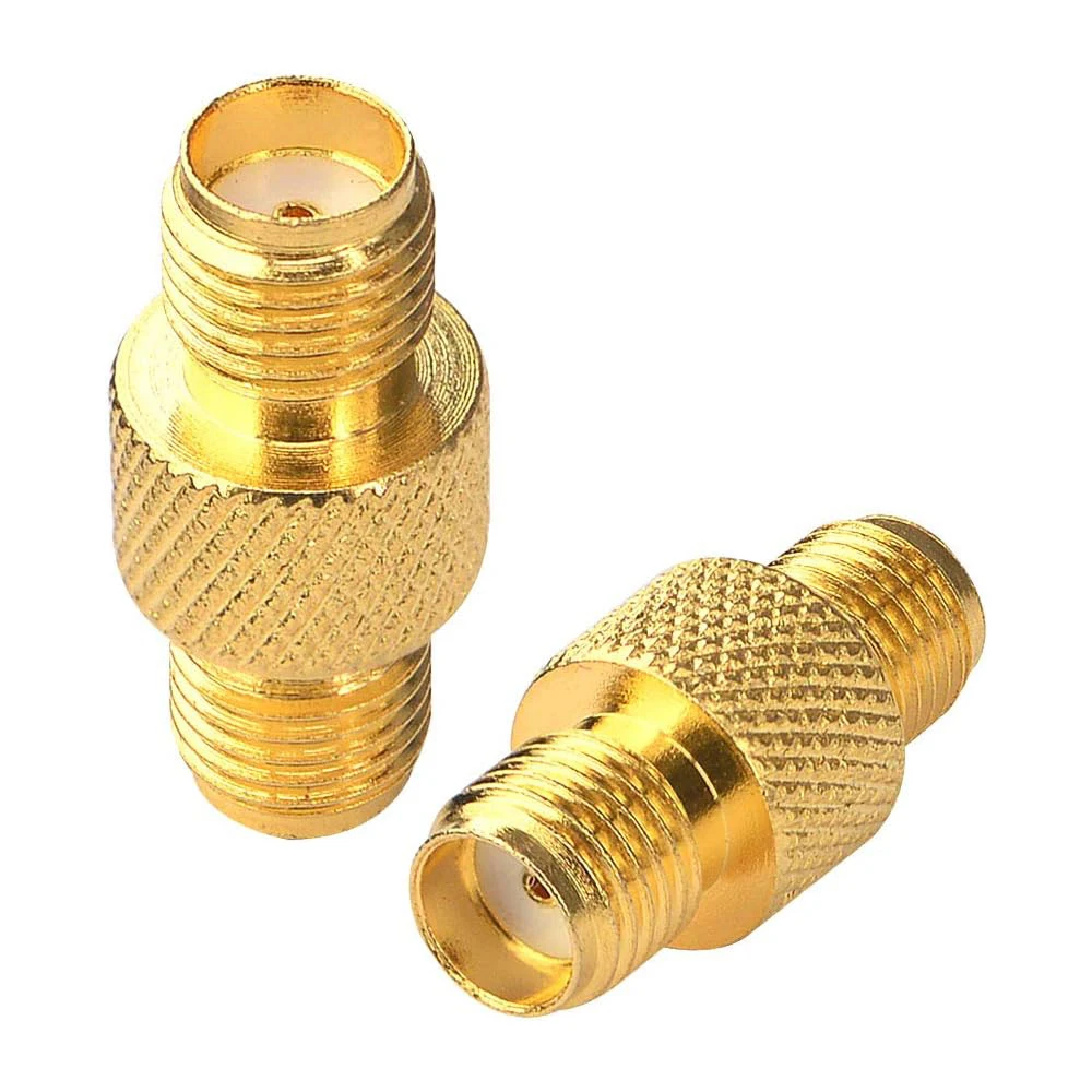 100PCS SMA to SMA Adapter SMA Female to SMA Female Connector RF Coaxial Adapter