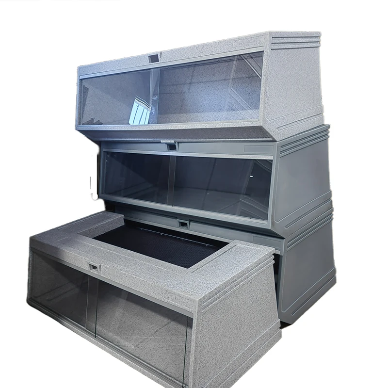 

Customized size Custom PVC Reptile Display Cases Reptile Breeding Racks Acrylic Plastic Reptile Enclosure for Snake Lizard