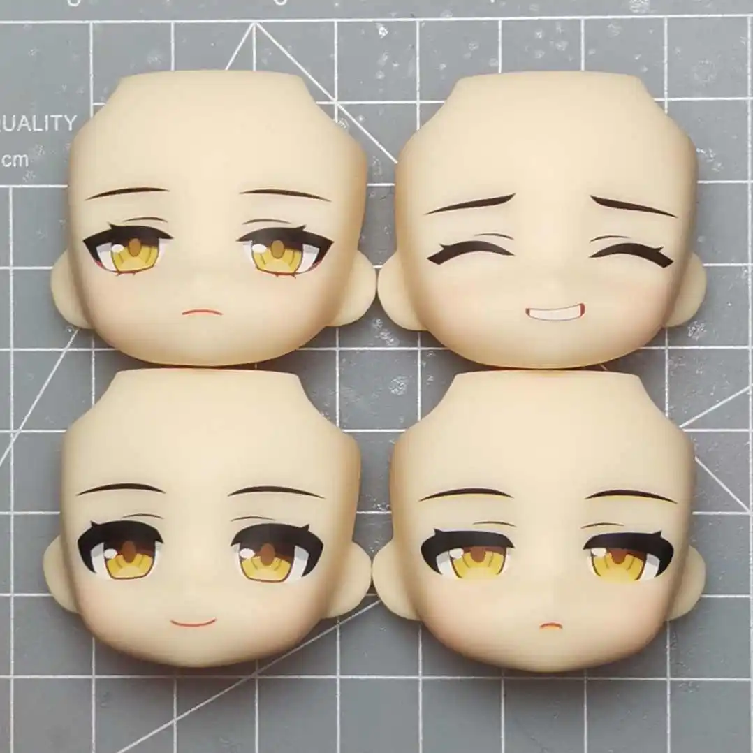 Honkai: Star Rail Stelle Girl OB11 Face Shell Handmade Water Sticker Finished Faceplate BJD Doll Accessories Game Anime Toy Kids