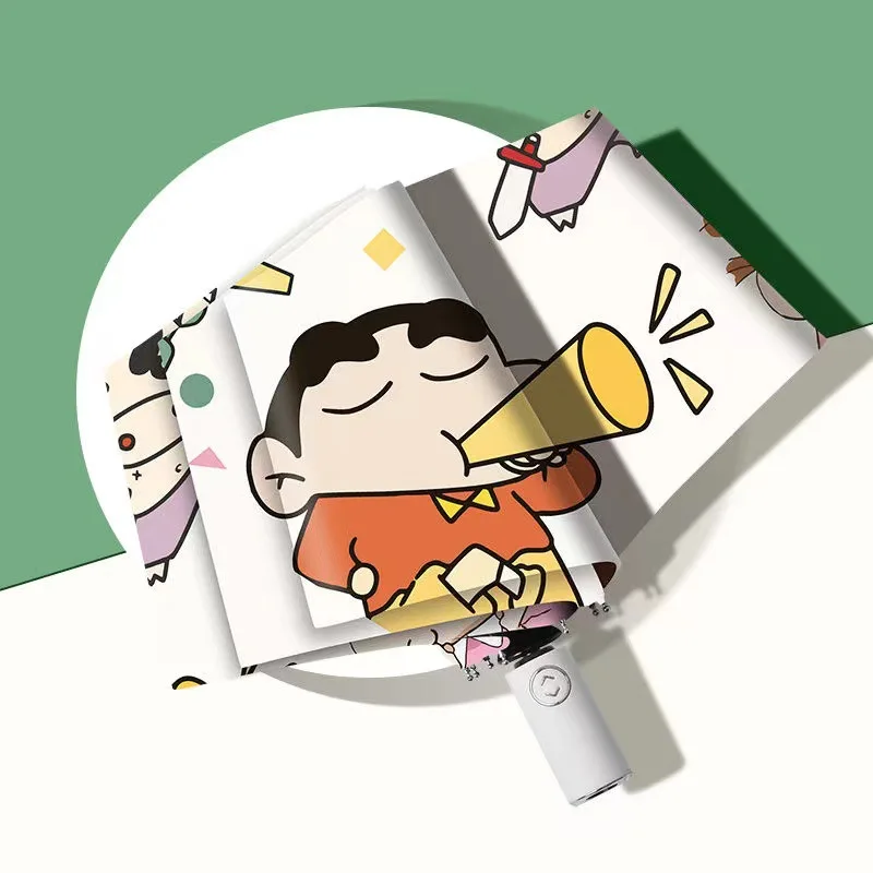 

Аниме-зонты Crayon Shin-chan для женщин с высокой эстетической ценностью, милые солнцезащитные зонты в японском стиле с защитой от УФ-лучей, подарок