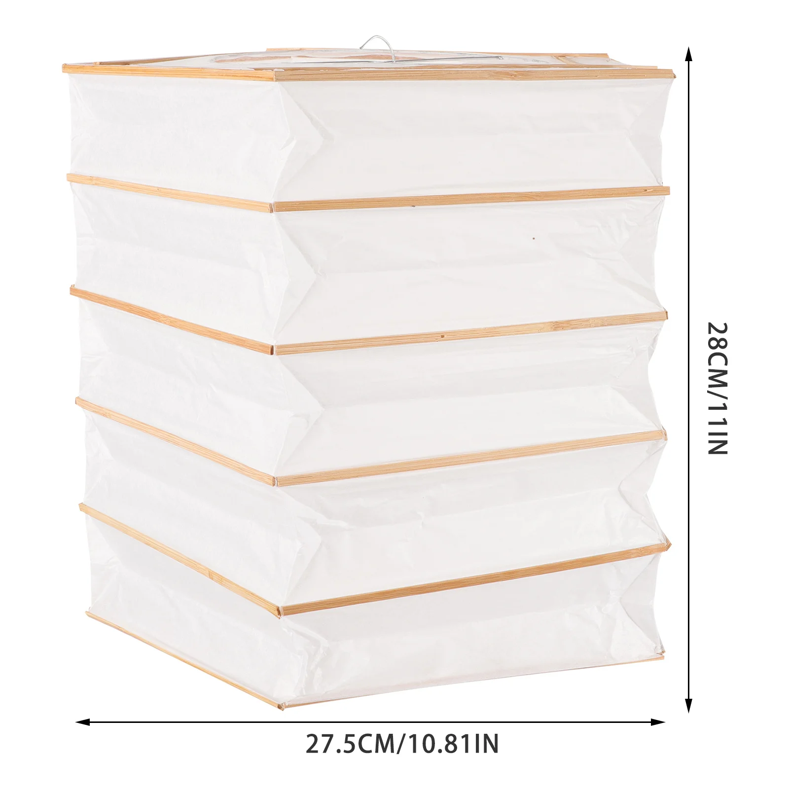 

Stylish Paper Lampshade Made of High Quality Paper and Bamboo Foldable Ceiling Lamp Cover Modern Light Shade for Interior