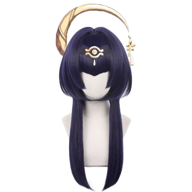 ND Candace Cosplay perruques postiche Genshin Impact Cos cheveux perruques résistant à la chaleur synthétique pour Comic Con Coser Costume fête à thème