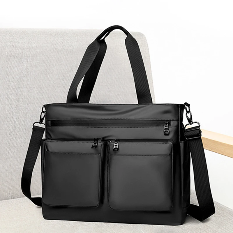 Men's Travel Handbag Large Storage Outdoor Commuting Hiking Camping Shoulder Bag Briefcase Messenger Documents Laptop Tote Pack