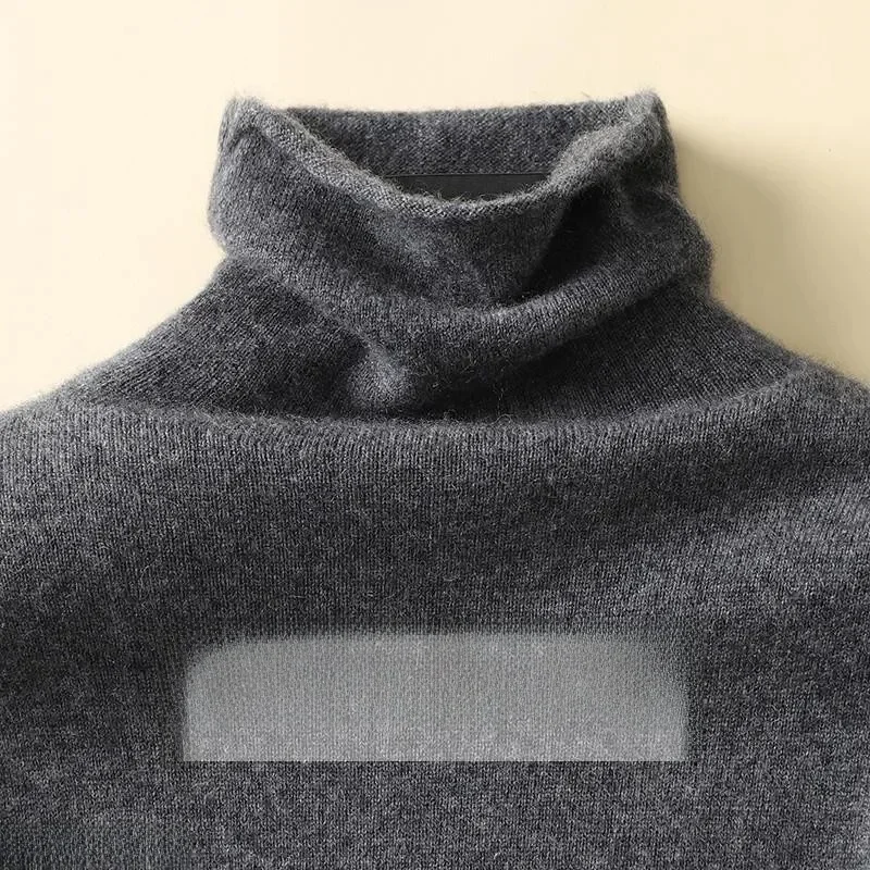 

Women‘s Fine Knit High Neck Top, Wool Cashmere Thin Sweater, Autumn Winter Layer, Chinese Design, In Stock for Quick Ship