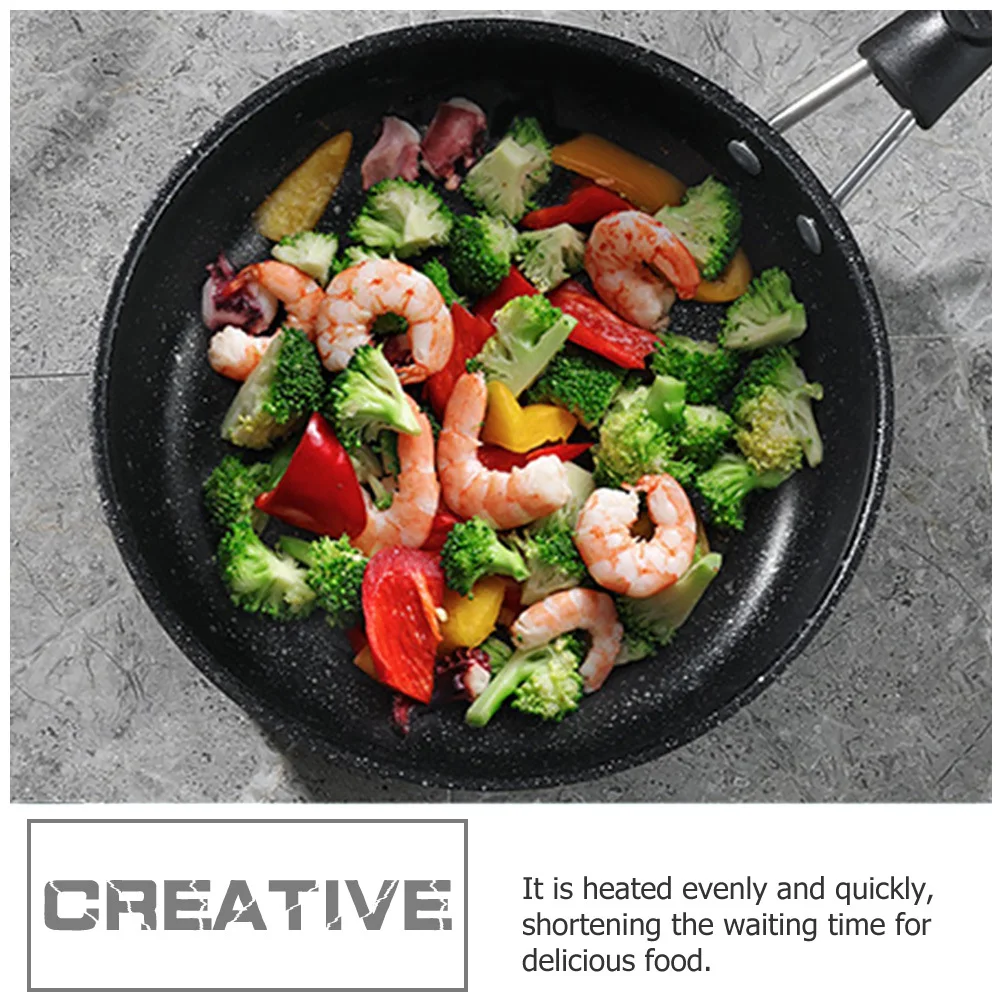 

1 Piece Mini Frying Pan Non-Stick Surface Even Heat Distribution Omelette Pancake Maker Kitchen Essential Stainless Steel Pan