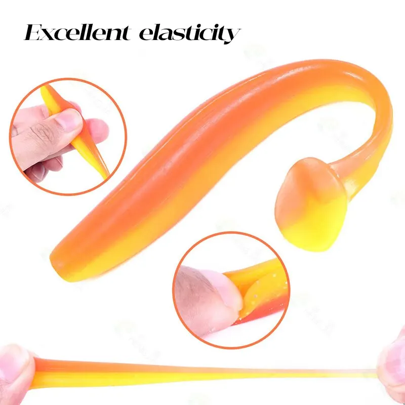Señuelo blando siliconado tipo Worm 9cm para lubina y carpa - imagen 2