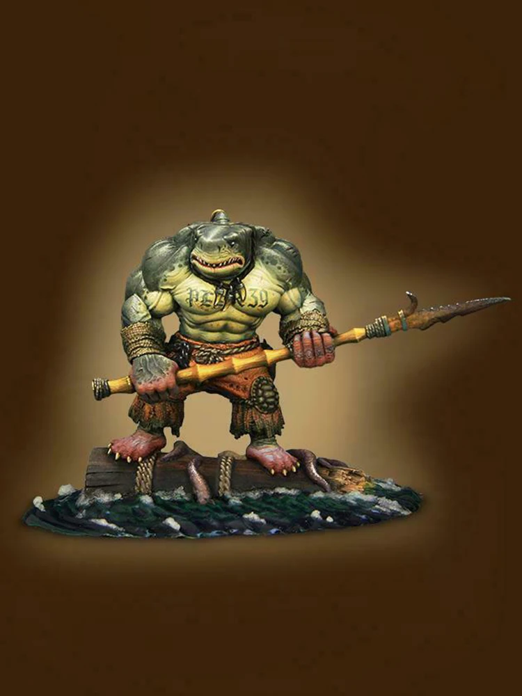 

New Unassembled 1/32 52mm ancient stand orc with base Resin Figure Unpainted Model Kit
