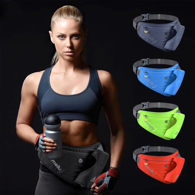 

Waterproof Outdoor Sport Running Marathon Waist Bag Water Bottle Pouch Cycling Hiking Climbing Jogging Phone Bag Card Key Holder