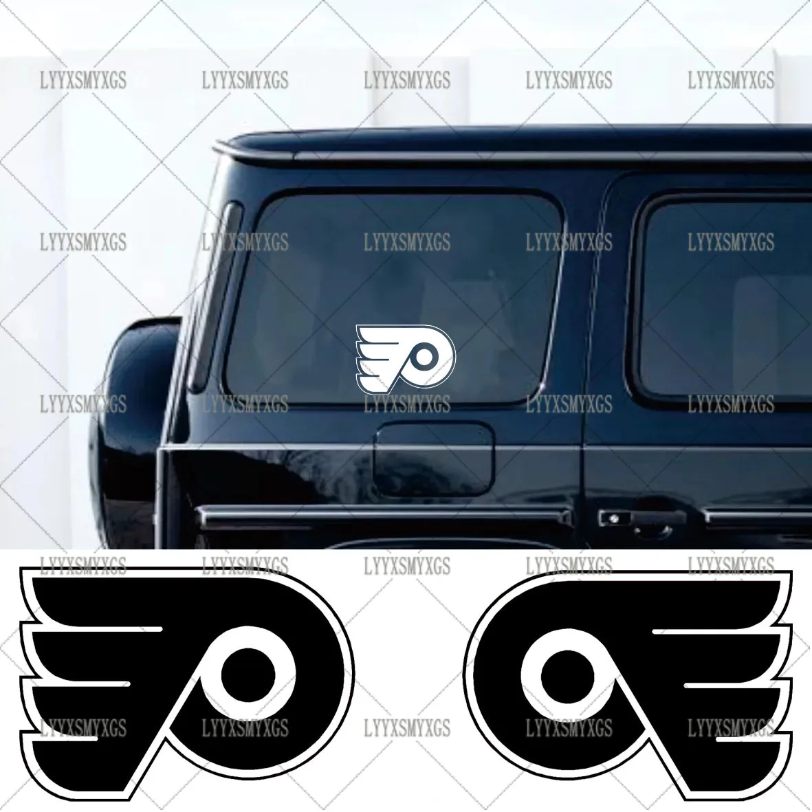 

Self-Adhesive Custom NHL Team Logo Car Stickers Waterproof Sunscreen Vinyl Decal PVC wholesale Car Accessories