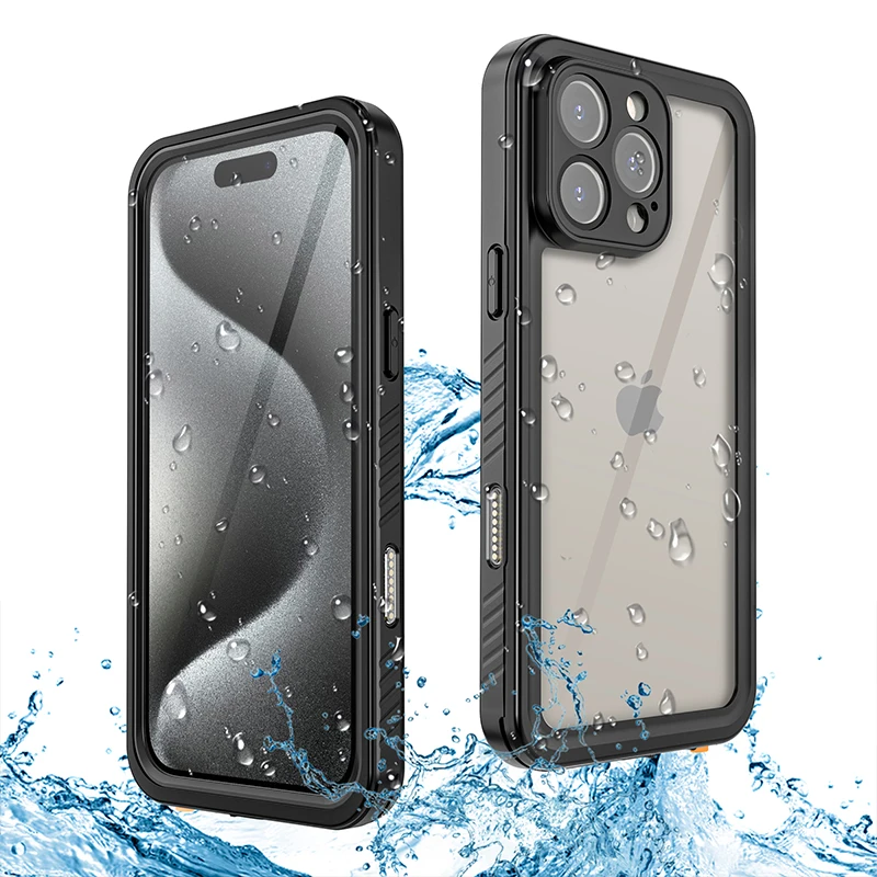 

Waterproof Case for iPhone 16 Pro Max 16 Plus 15 Pro Max 14 13 12 11 Pro Max IP68 Dustproof Protector Full Body Protective Case