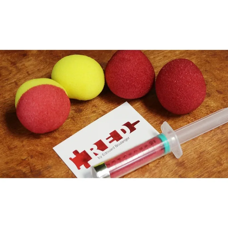ROOD van Edouard Boulanger – Close-Up Goocheltruc met Gimmick & Online Instructies, Mentalisme Prop voor Street & Fun Magic