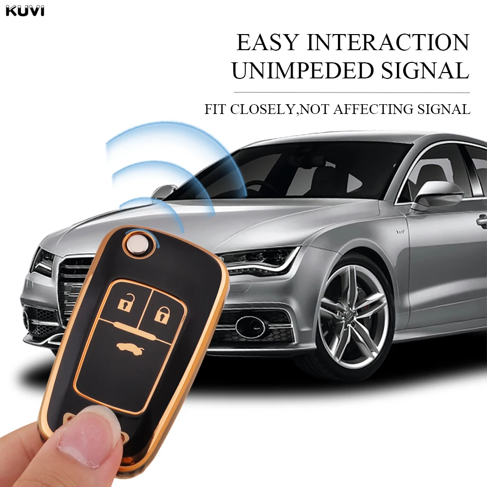 3 4 أزرار حافظة مفاتيح السيارة من البولي يوريثان الحراري لسيارة شيفروليه كروز أفيو تراكس شراع ماليبو لأوبل فوكسهول أسترا كورسا ميريفا إنسيجنيا #6