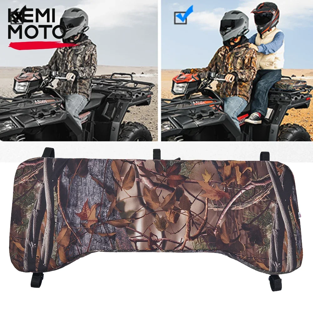 4 Wheeler Rack Seat Rear Passenger Pet Compatible with Polaris Sportsman for Kawasaki for Arctic Cat for Fourtrax for CF moto