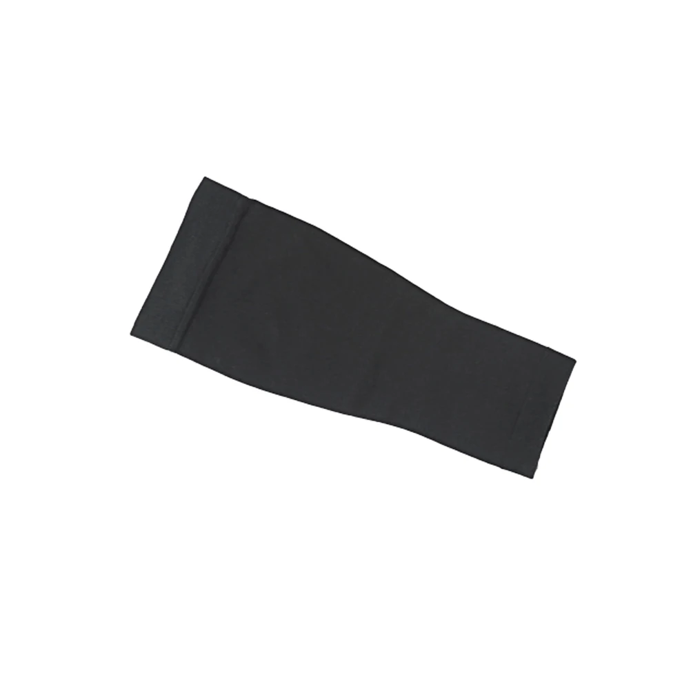 

1 Pair Anti-Slip Mid Calf Compression Socks Elastic Breathable Leg Sleeves For Sports Men Women Running Gym Black Xl Size