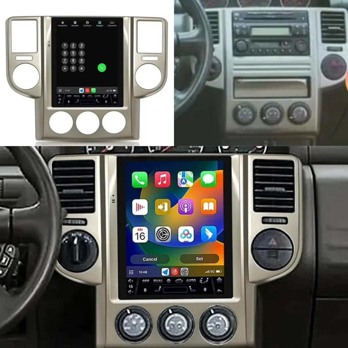 

Android для Nissan X-Trail X Trail1 T30 2008-2010, автомобильное радио, мультимедийный видеоплеер, Carplay, GPS-навигация, сенсорный экран, Bluetooth