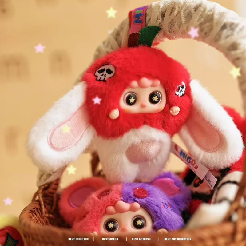 Babythree Migo Little Troublemaker Mysterious Blind Box Vinyl Plüsch Puppe Anhänger Dekorative Ornamente Sammeln Puppen Mädchen Geschenke