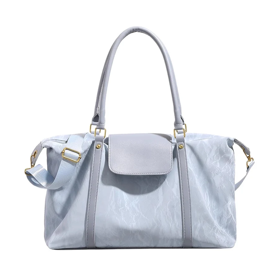 Faltbare Reisetasche, leichte Reisetasche für Damen, Tragetasche, Handgepäcktasche, Weekender-Übernachtungstasche, Umstandsaufbewahrung