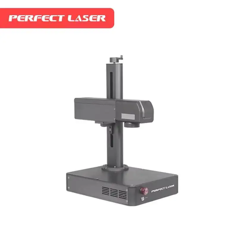 Tabletop Mini Fiber Marking Machine 20W Compact Foldable Design For Metal Plastic Precision Engraving Perfect Laser