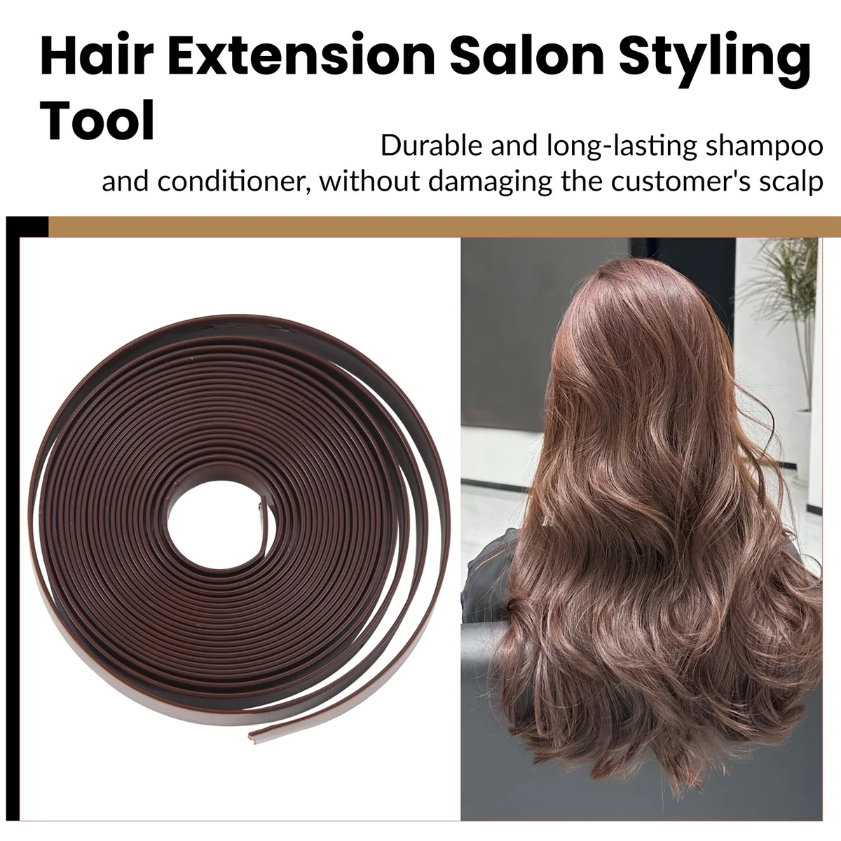 ABKB Bruin Haarverlenging Hot Italiaanse Lijm Keratine Lijm Lijm Platte Kop Tip Fusion Extension Salon Salon Tool