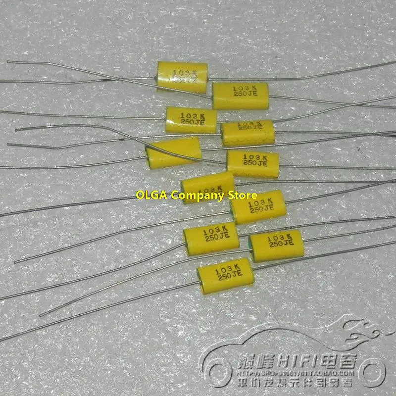 Genuine axial electrodeless capacitor 1UF1.5 / 2.2 / 3.3 / 4.7 / 6.8 / 10/15/20 / 22UF250V 10PCS -1lot