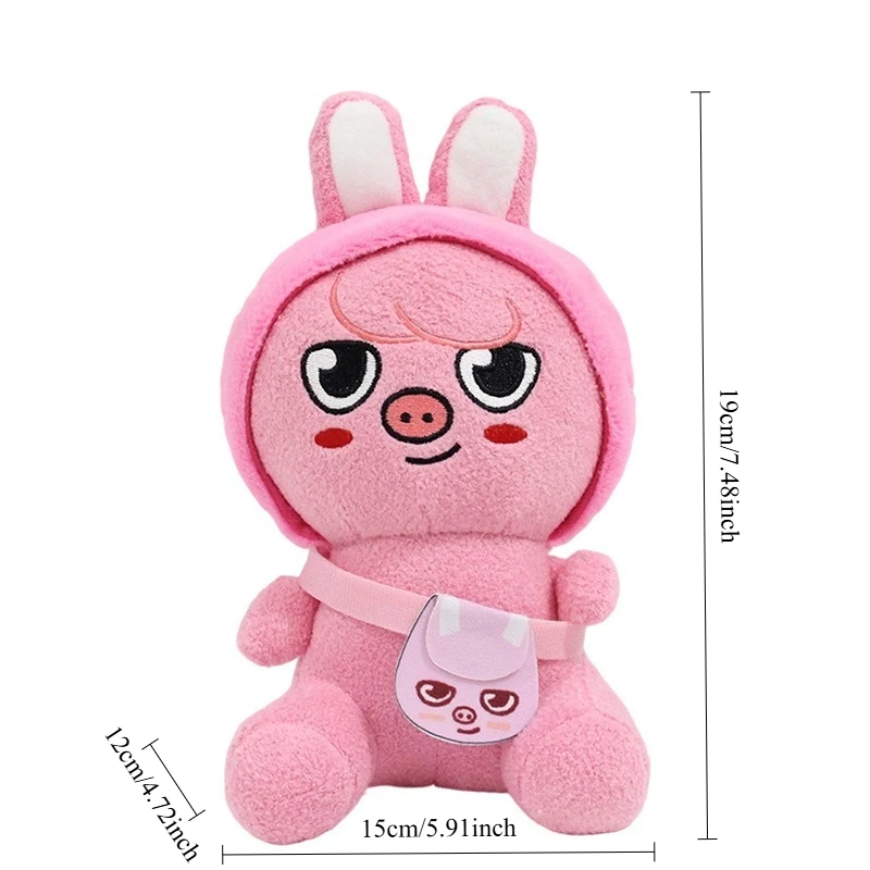 Nuovo Zaino Peluche SKZOO per Bambini Randagi, Mini Zaino con Bambola di Peluche, Ciondolo Decorativo, Regalo di Compleanno