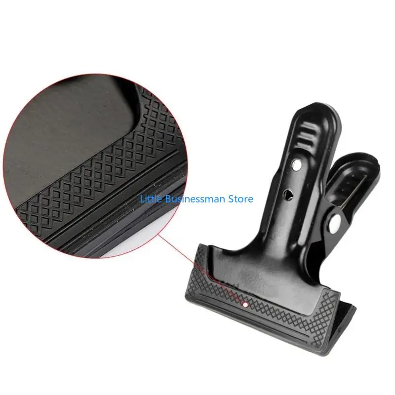 Heavy Duty Metall Clip Fotografie Hintergrund Klemmen Hintergrund Unterstützung Halter mit Gummi Schutz Pad für Fotografie M76A – Detail 4
