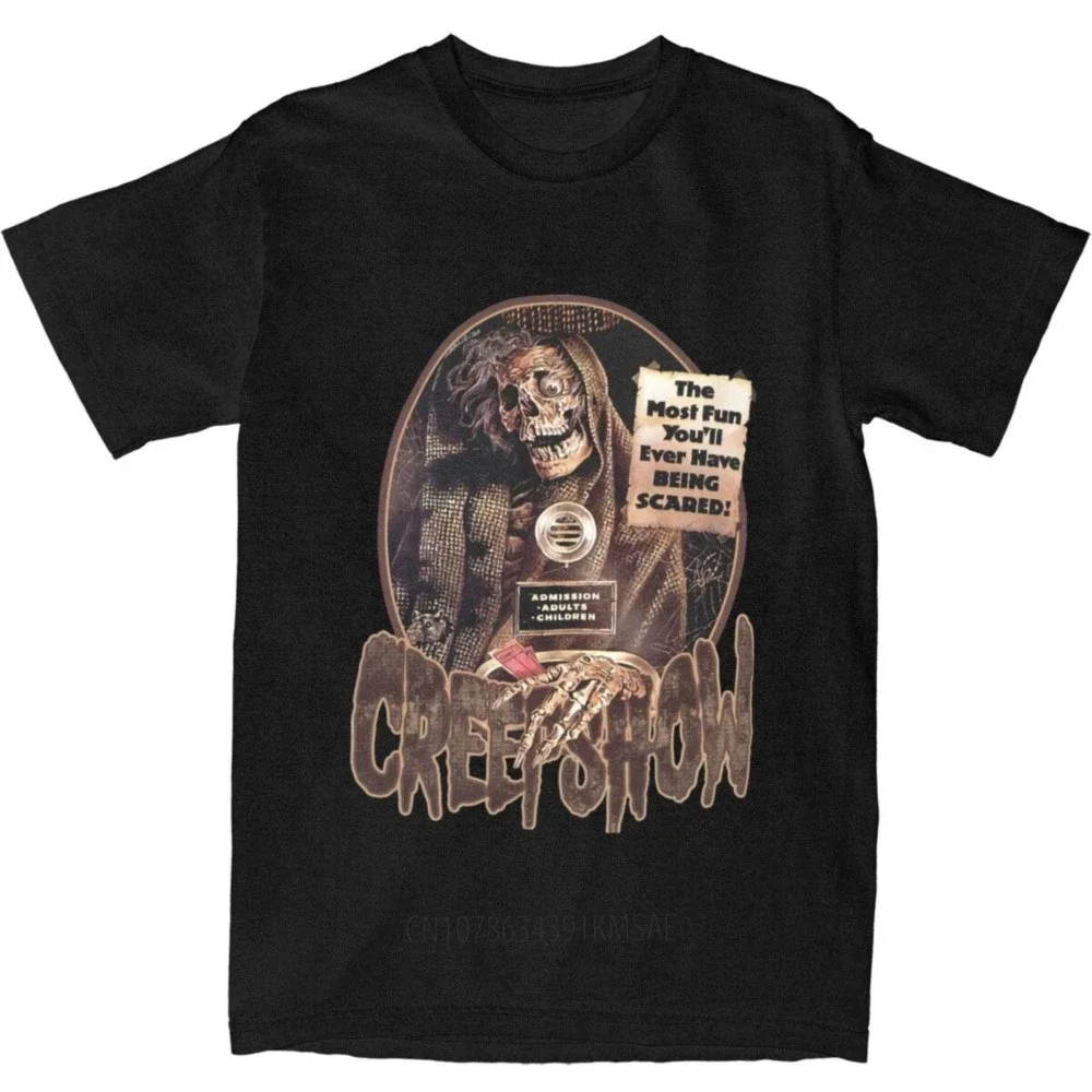 Summer Men Women's Creepshow The Most Fun T Shirt Accessories Scary Creepshow Movie Lover Fans Cotton T-shirt Clothes Tee Shirt