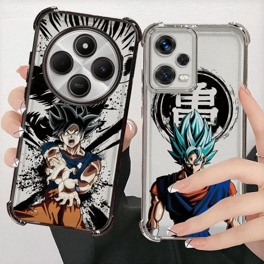 

Cool Cartoon Anime Clear Cover Phone Case for Xiaomi Redmi K80 Pro 13C 14C A5 A3 A3X K80 5G