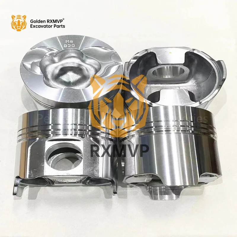 For Kubota KX 71 Komatsu 56-7 Piston Ring Set 4D87 V1505 V1505T Engine Repair Piston Set 1G924-2111 16060-21114 Excavator Parts